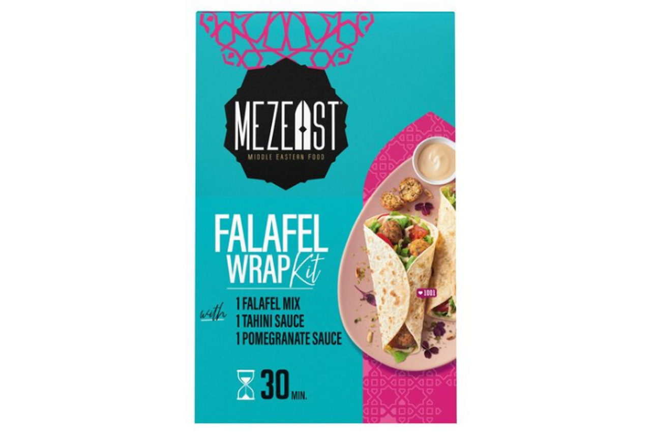 Mezeast Falafel Wrap Kit 180g RRP £2.59 CLEARANCE XL 59p or 2 for £1